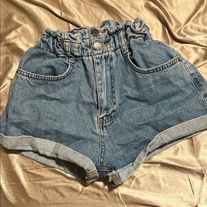 Denim High-Waisted Women's Shorts